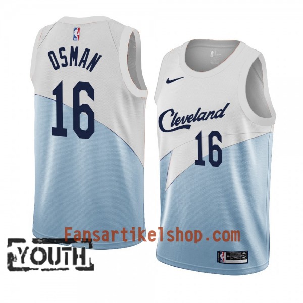 Cleveland Cavaliers Trikot Cedi Osman 16 2018-19 Nike Blau Weiß Swingman - Kinder Cleveland Cavaliers Trikot Cedi Osman 16 2018-19 Nike Blau Weiß Swingman - Kinder